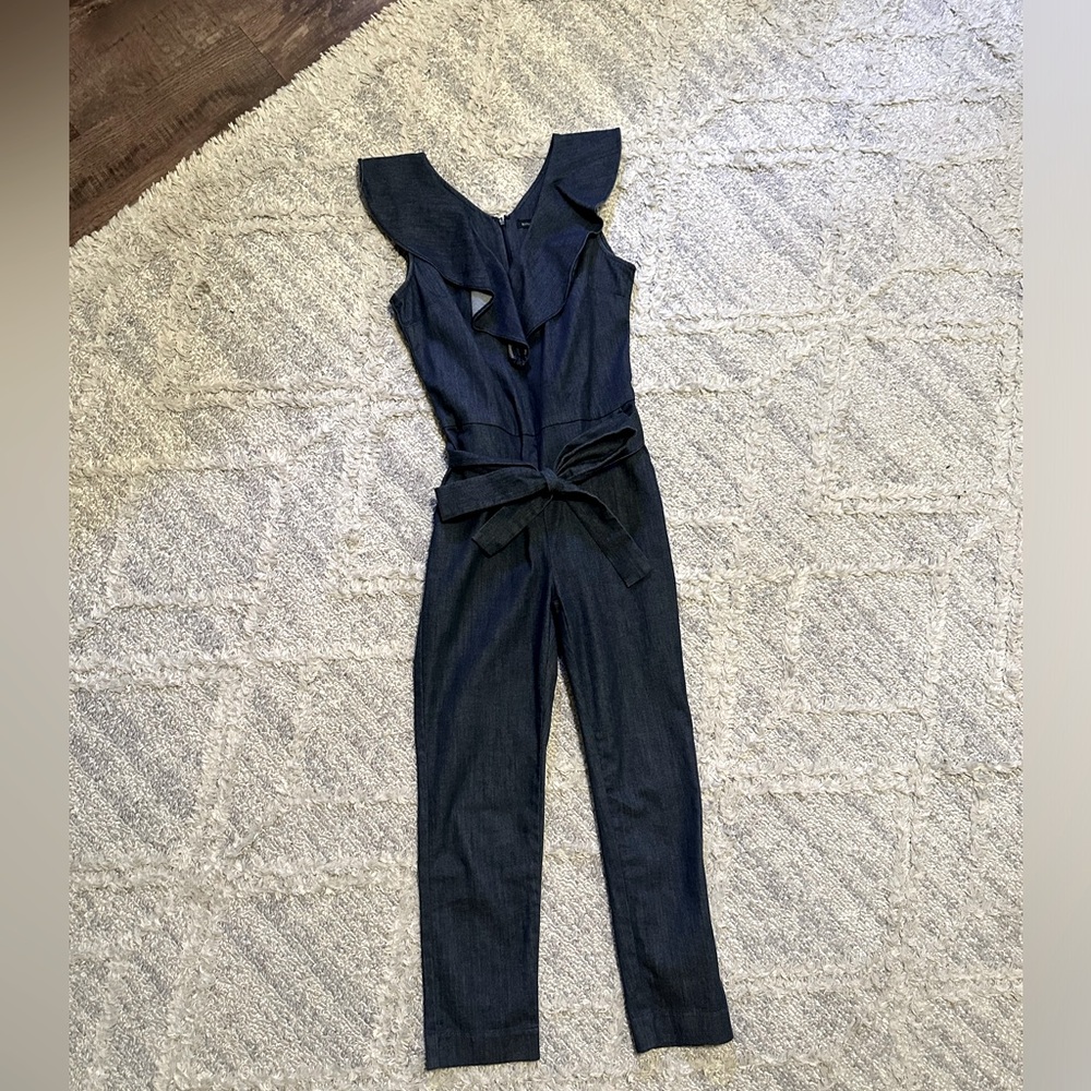 Banana Republic Petite Denim Jumpsuit